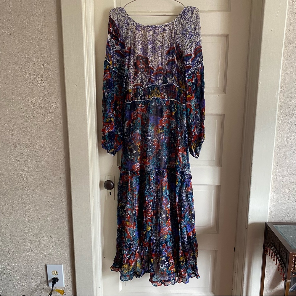 Gorgeous multi-color dress by Maeve Anthropologie - Picture 2 of 8